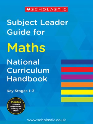 Subject Leader Guide for Maths - ebook